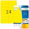 Pašlīmējošas etiķetes HERMA 5058 dzeltenas 105x42.3 mm 280 gab.