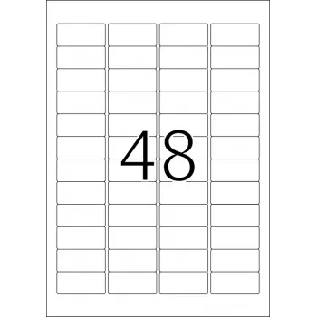Pašlīmējošās printera etiķetes HERMA Labels A4 45,7x21,2 mm