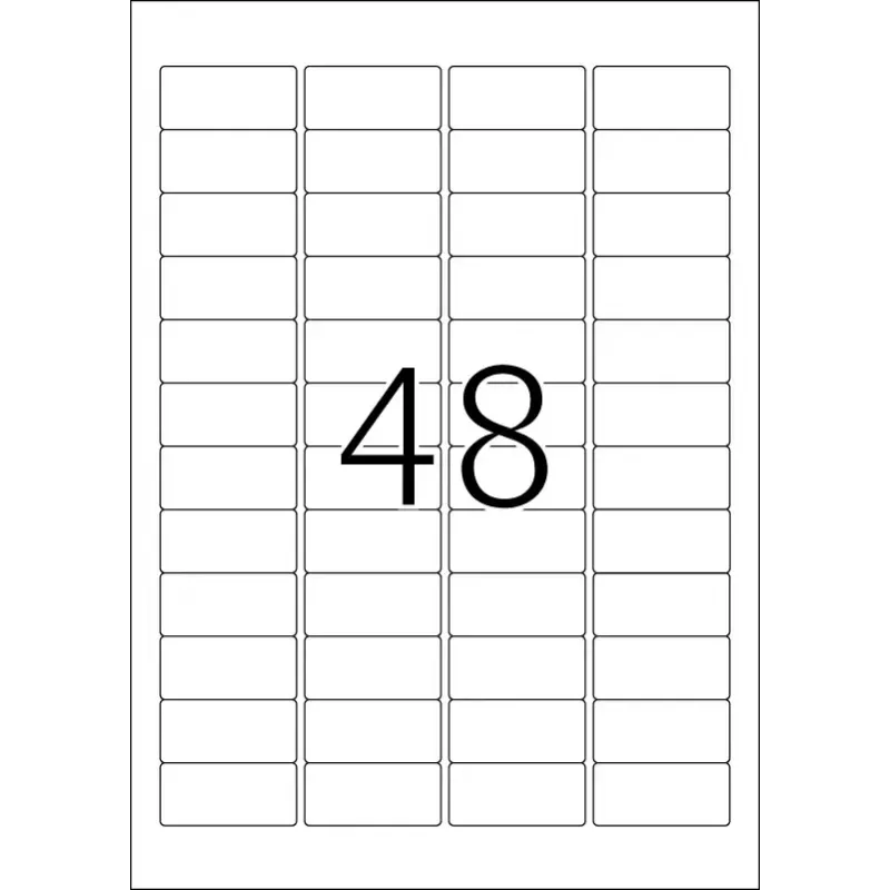 Pašlīmējošās printera etiķetes HERMA Labels A4 45,7x21,2 mm