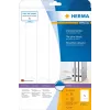 File labels HERMA A4 34x297 mm balta paper matt opaque 125 pcs