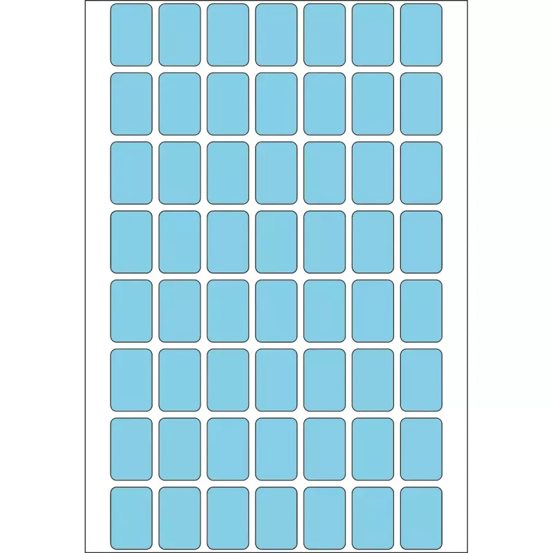Daudzfunkciju uzlīmes HERMA 12x18 mm zila papīra matēta rakstīšanai ar roku