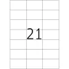 Pašlīmējoša printera etiķete HERMA Labels A4 70x42,3 mm