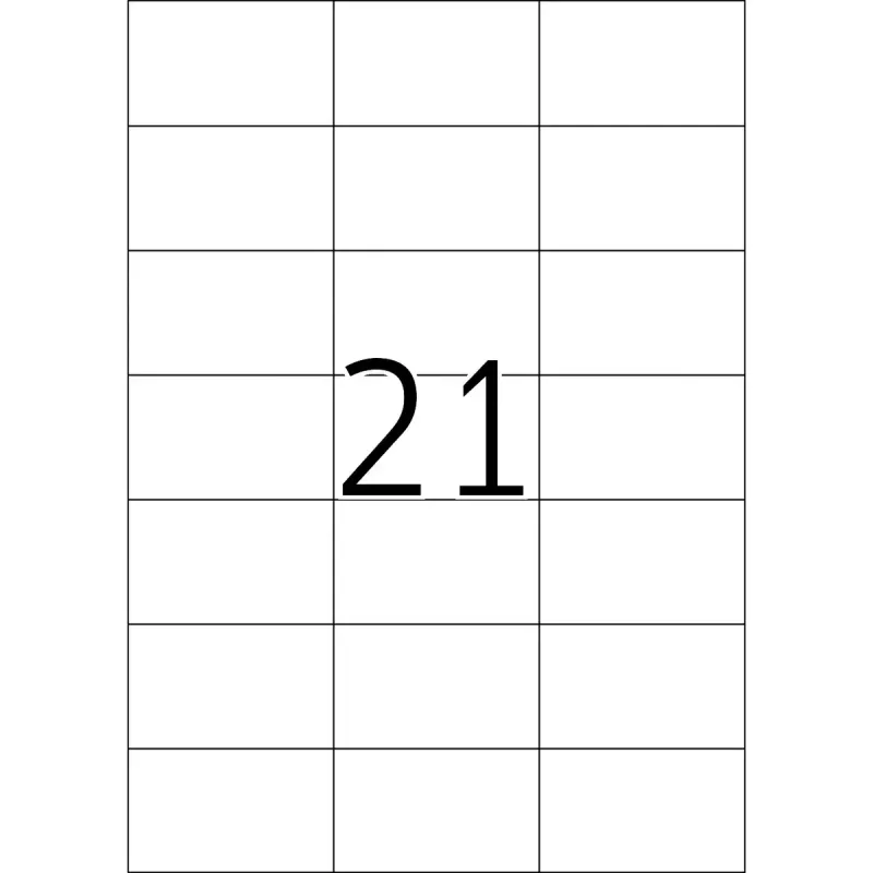 Pašlīmējoša printera etiķete HERMA Labels A4 70x42,3 mm
