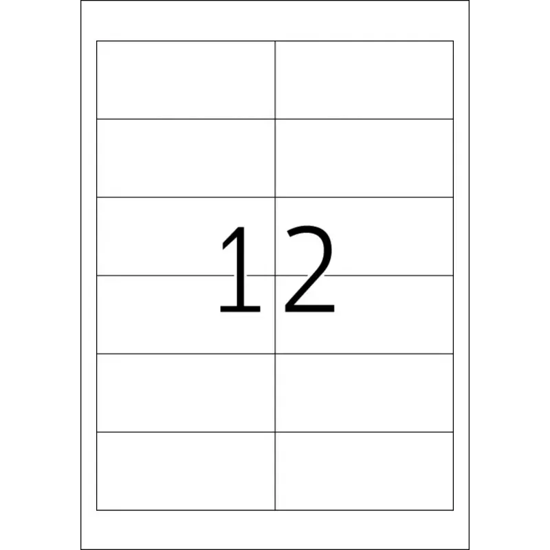 Pašlīmējošas printera etiķetes HERMA Labels Premium A4 97x42.3 mm