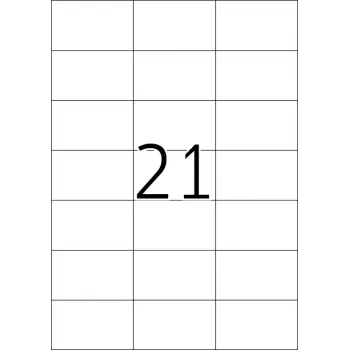 Pašlīmējošās printera uzlīmes HERMA Labels Premium A4 70x42.3 mm