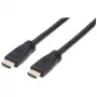 Manhattan HDMI 4K@60Hz kabelis ar Ethernet – CL3 novērtējums, 8m, piemērots lietošanai sienās, visiem 4K un 1080p/HD lietojumiem – jauniniet tagad vai sagatavojieties nākotnei, vīrišķais–vīrišķais, melns, Ultra HD 4k x 2k, mūža garantija, augstākās klases lielātruma