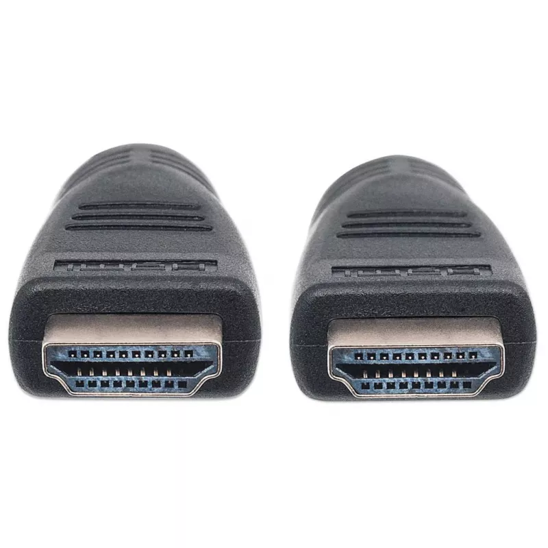 Manhattan HDMI 4K@60Hz kabelis ar Ethernet – CL3 novērtējums, 8m, piemērots lietošanai sienās, visiem 4K un 1080p/HD lietojumiem – jauniniet tagad vai sagatavojieties nākotnei, vīrišķais–vīrišķais, melns, Ultra HD 4k x 2k, mūža garantija, augstākās klases lielātruma