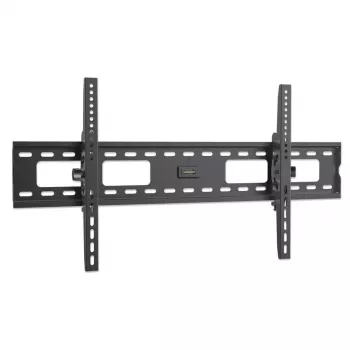 Manhattan sienas stiprinājums televizoriem un monitoriem (noliecams), ekrāniem no 37 collām līdz 75 collām, VESA saderība: visi no 200x200 mm līdz 800x400 mm – pārbaudiet četru montāžas caurumu izmērus ekrāna aizmugurē, lai pārliecinātos par piemērotību, maks. 75 kg, melns, kronšteins