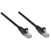 Intellinet Network komutācijas kabelis, Cat6, 15m, Melns, CCA, U/UTP, PVC, RJ45, Gold Plated Contacts, Snagless, Booted, Lifetime Warranty