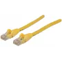 Intellinet tīkla komutācijas kabelis, Cat6, 3 m, dzeltens, CCA, U/UTP, PVC, RJ45, zeltīti kontakti, bez aizķeršanās, ar aizsargapvalku, mūža garantija