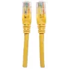 Intellinet tīkla kabelis, Cat6, 5m, dzeltens, CCA, U/UTP, PVC, RJ45, zelta pārklājuma kontakti, bez aizķeršanās, ar aizsarguzmavu, mūža garantija