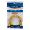 Intellinet tīkla kabelis, Cat6, 5m, dzeltens, CCA, U/UTP, PVC, RJ45, zelta pārklājuma kontakti, bez aizķeršanās, ar aizsarguzmavu, mūža garantija
