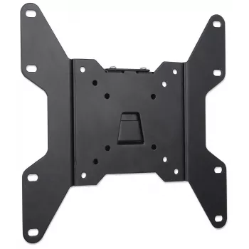Manhattan sienas stiprinājums televizoram un monitoriem (fiksēts), Ekrāniem no 23 inch līdz 42 inch, VESA saderība: visi starp 75x75mm līdz 200x200mm – pārbaudiet četru montāžas caurumu izmērus ekrāna aizmugurē, lai pārliecinātos par piemērotību, Maks. 30kg, Melns, Kronšteins