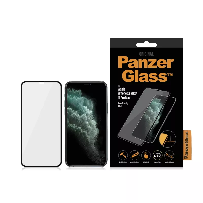 PanzerGlass ® ekrāna aizsargs iPhone 11 Pro Max | Xs Max | Edge-to-Edge