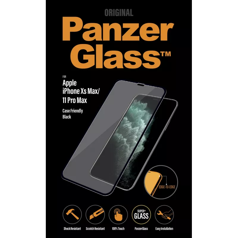 PanzerGlass ® ekrāna aizsargs iPhone 11 Pro Max | Xs Max | Edge-to-Edge