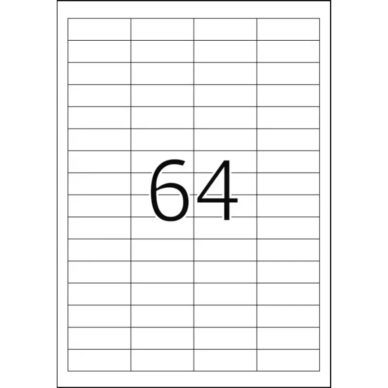 Pašlīmējošas printera etiķetes HERMA Labels Premium A4 48.3x16.9 mm