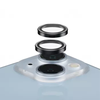 PanzerGlass ® Hoops® Kameras objektīva aizsargs melns iPhone 14 | 14 Plus
