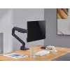 Equip 17 collu-49 collu smagajam režīmam paredzēts monitora galda stiprinājuma kronšteins, melns