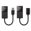 Lindy 60m USB 1.1 Cat.6 paplašinātājs Basic, tīkla raidītājs un uztvērējs, 60 m, 12 Mbit/s, Cat5e, Cat6, melns, plastmasa