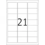 Pārvietojamas adrešu uzlīmes HERMA 63.5x38.1 mm 2100 gab.