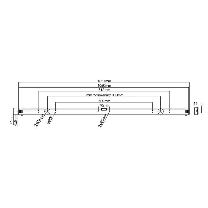 Multibrackets M Universal Wallmount Melns Large