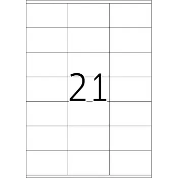 Pašlīmējošā printera uzlīme HERMA Labels Premium A4 70x41 mm 2100 gab.