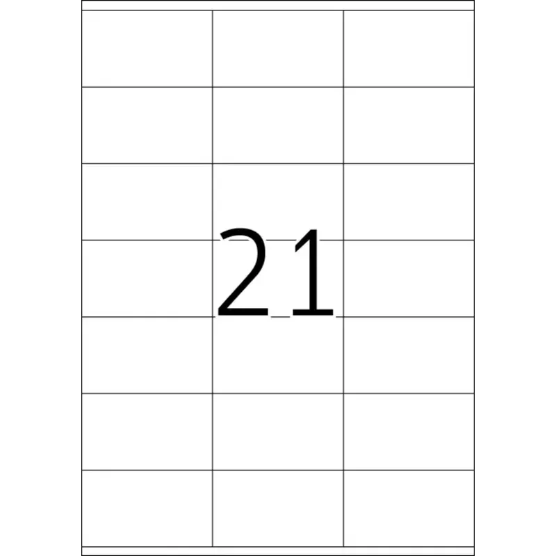 Pašlīmējošā printera uzlīme HERMA Labels Premium A4 70x41 mm 2100 gab.