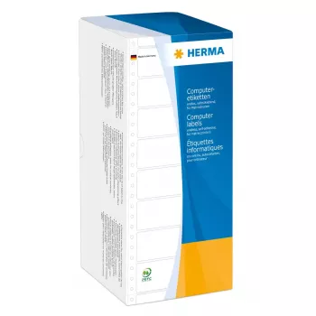 Pašlīmējošās printeru etiķetes HERMA 101,6x48,4 mm 6000 gab.