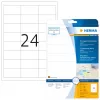 Pašlīmējošā printera etiķete HERMA Labels caurspīdīga matēta A4 66x33.8 mm plēve 600 gab.