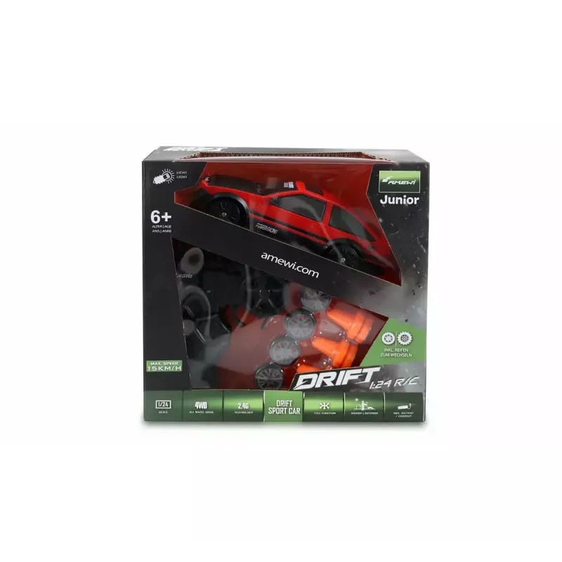 Sporta auto Amewi Drift radio vadāms modelis 1:24