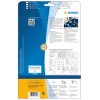 Pašlīmējošas printera etiķetes HERMA 5116 A4 49x10 mm 1500 gab.