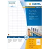 Pašlīmējošā printera etiķete HERMA Labels A4 25,4x10 mm balta īpaši stipra adhēzija papīrs matēts 4725 gab.