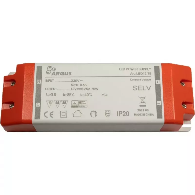 LED draiveris Inter-Tech LED12-75 75W IP20 100000h