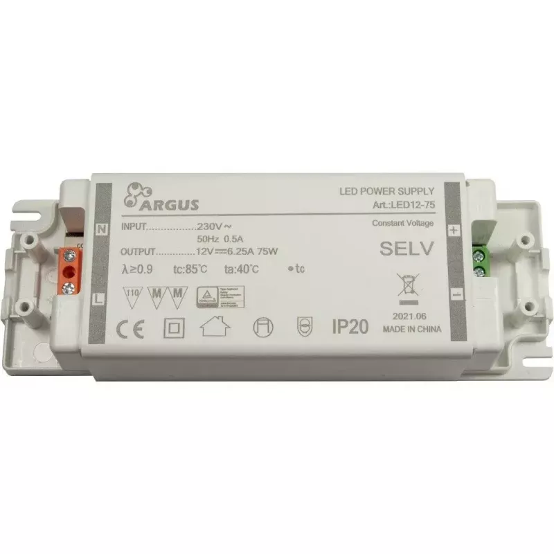 LED draiveris Inter-Tech LED12-75 75W IP20 100000h