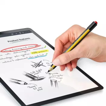 Stylus pildspalva Staedtler 180J 22-1 melna dzeltena