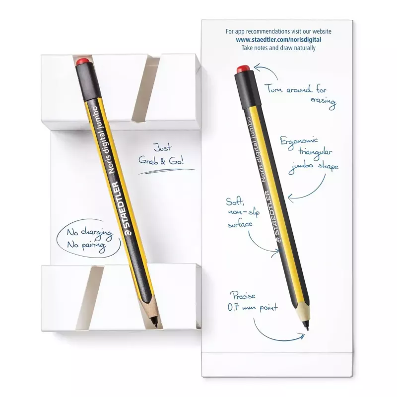 Stylus pildspalva Staedtler 180J 22-1 melna dzeltena