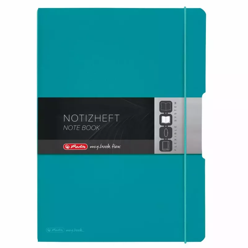 Rakstāmpiezīmju bloks Herlitz 50015986 A4 80 lapas tirkīza