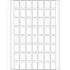 Daudzfunkcionālas uzlīmes HERMA 12x18 mm, baltas, noņemamas/pārvietojamas, papīra, matētas