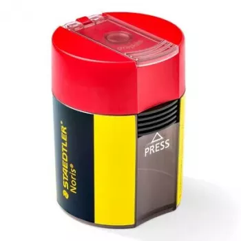 Manuāls zīmuļu asināmais Staedtler 511 004 Melns Sarkans Dzeltens