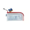 Penālis HERMA 20002 Ciets EVA Sarkans Caurspīdīgs 110x230mm