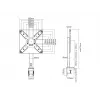 Deskmount Multibrackets M Deskmount XL Melns