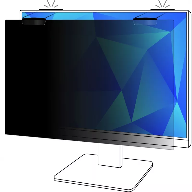 3M privātuma filtrs 23,8 collu pilnekrāna monitoram ar COMPLY™ magnētisko stiprinājumu, 16:9, PF238W9EM