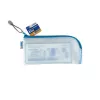 Penālis HERMA 20003 Cietais EVA Zils Caurspīdīgs 110x230 mm
