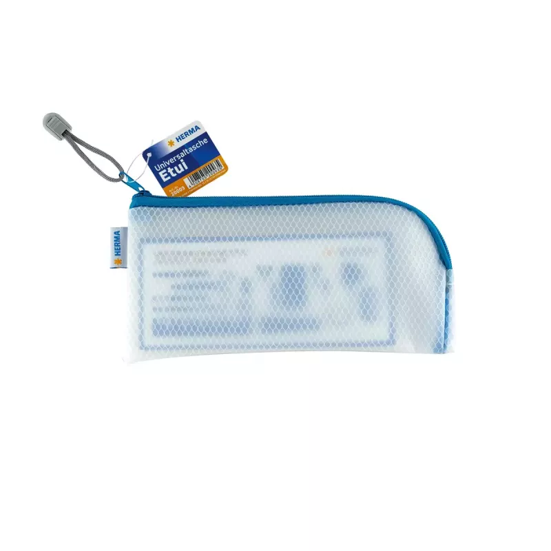 Penālis HERMA 20003 Cietais EVA Zils Caurspīdīgs 110x230 mm