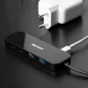 Lindy 43334 USB 3.2 Gen 1 Type-C centrmezgls, 4 portas