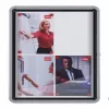 Nobo Premium Plus āra magnētiskais bloķējamais ziņojumu dēlis 4xA4