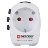 Hama World Travel Pro Light USB strāvas kontaktdakšas adapteris Universāls Balts