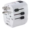 Hama World Travel Pro Light USB strāvas kontaktdakšas adapteris Universāls Balts