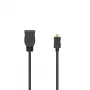 Hama 00205168 HDMI kabelis 0,1 m HDMI D tips (Micro) HDMI A tips (Standard) Melns