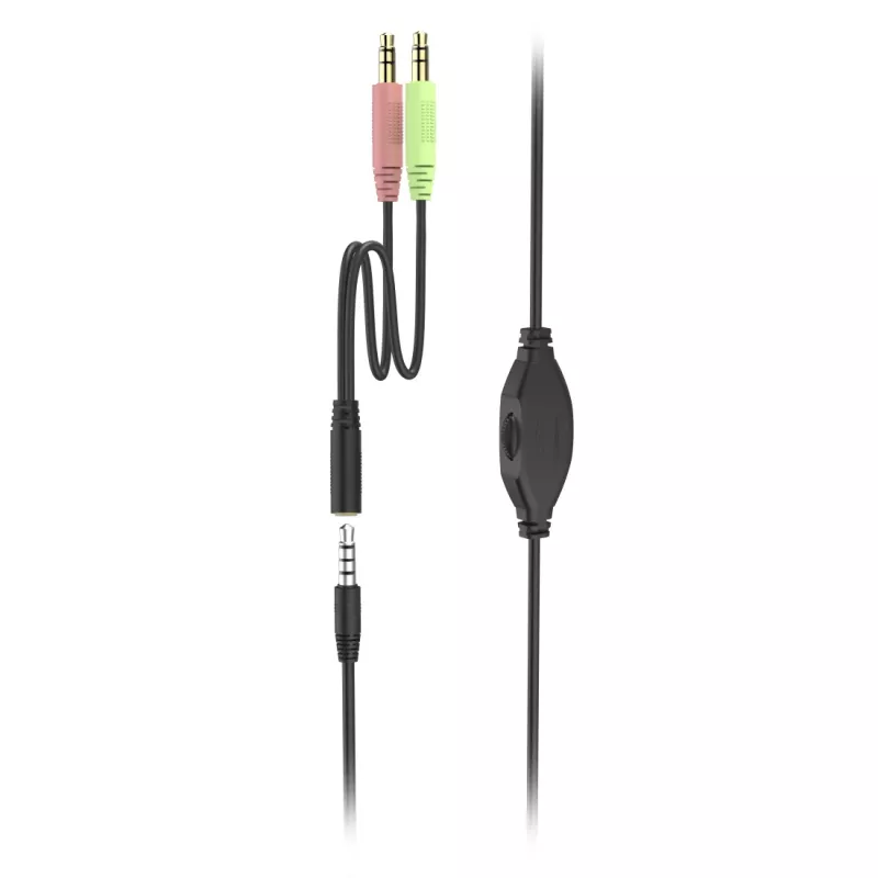Hama HS-P100 V2 austiņas Vadu Galvas saite Birojs/Zvanu centrs Melns, Sudrabs